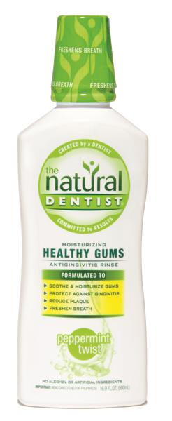 Healthy Gums Oral Rinse, Orange Zest, 16.9 oz Bottle, 6/Case