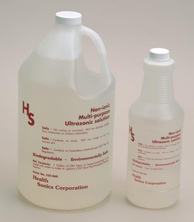 Health Sonics Ultrasonic Cleaning Solution, Quart Bottle (32 oz), 12/Case
