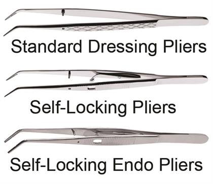 Burkhart Premium Standard Dressing Pliers, Stainless Steel, Made in Germany