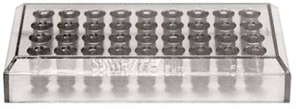 SS White Thermo Bur Block FG, 36-Hole, Autoclavable, 1/Pk, 16392