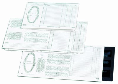 Dentsply Sirona Envelope/Record Card #258Ce, 100/Box