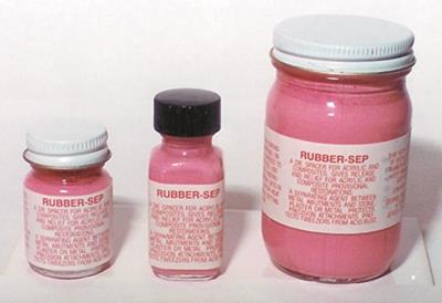 Rubber Sep White Release Agent, 3/4 oz Bottle