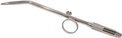 Vista Apex Surgical Aspirator Tip, 2.5mm No-Clog, 1/4" Stainless Steel, 6" Length, Single Tip