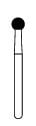Burkhart 8 FG Surgical Carbide Bur, 25mm, Pack of 5