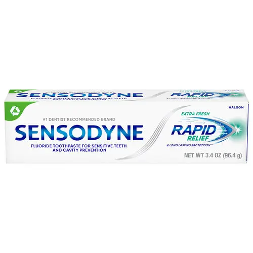Sensodyne Rapid Relief Toothpaste, 3.4 oz, 011450