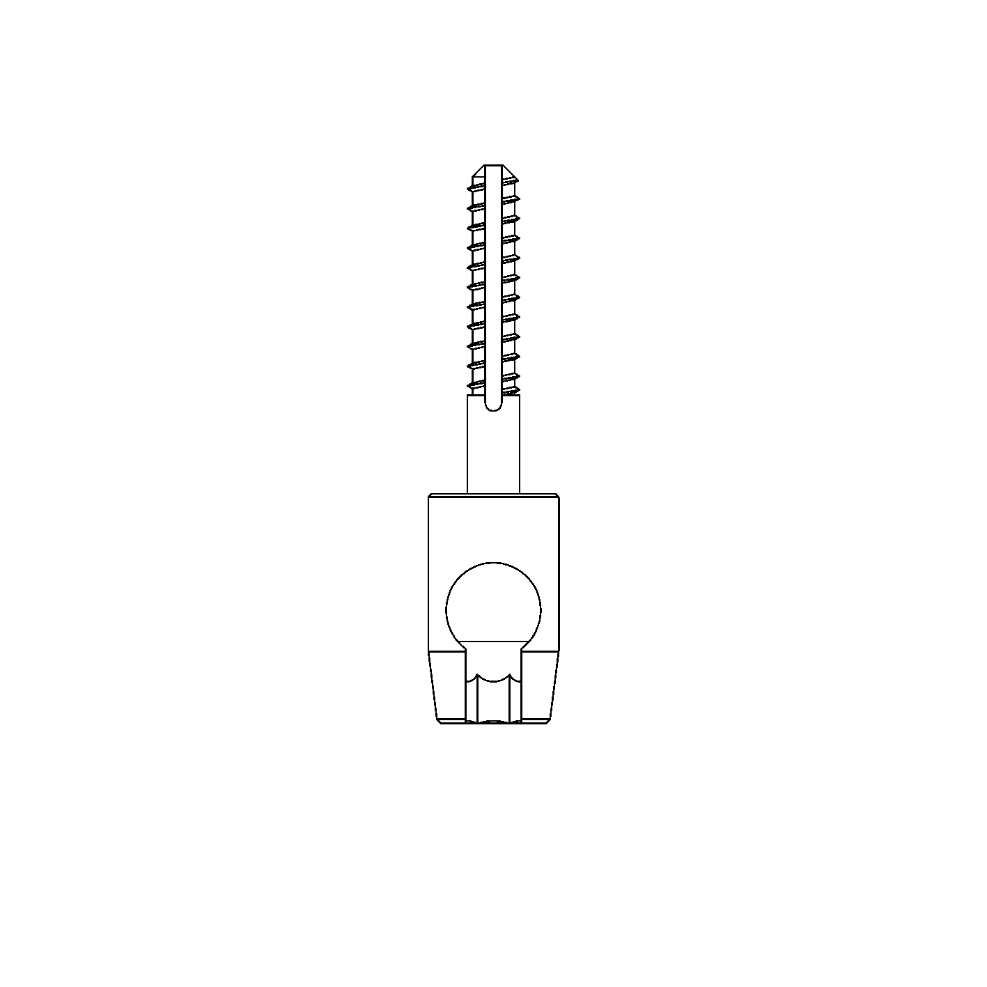 Benex-Control Root Extraction System, Extraction Screw, 1.3 mm x 10 mm, BE001230060