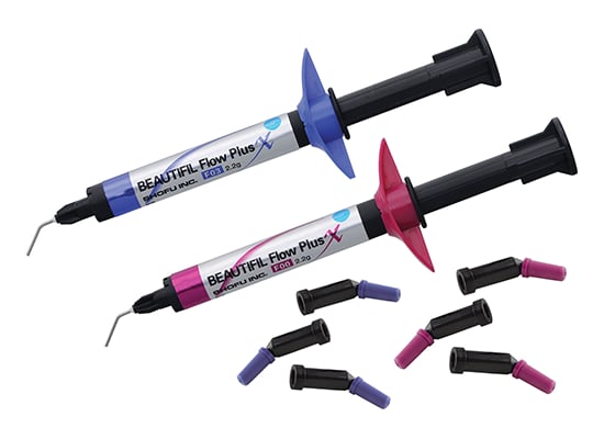 Beautifil Flow Plus X Flowable Composite Tips, F03 (Low Flow), Milky White, 0.21 g, 20/Pkg, Y2436
