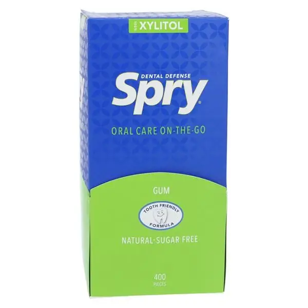 Xlear Spry Xylitol Gum, 2 Pieces per Pack, Assorted Flavors, 225/Pkg, GFM225