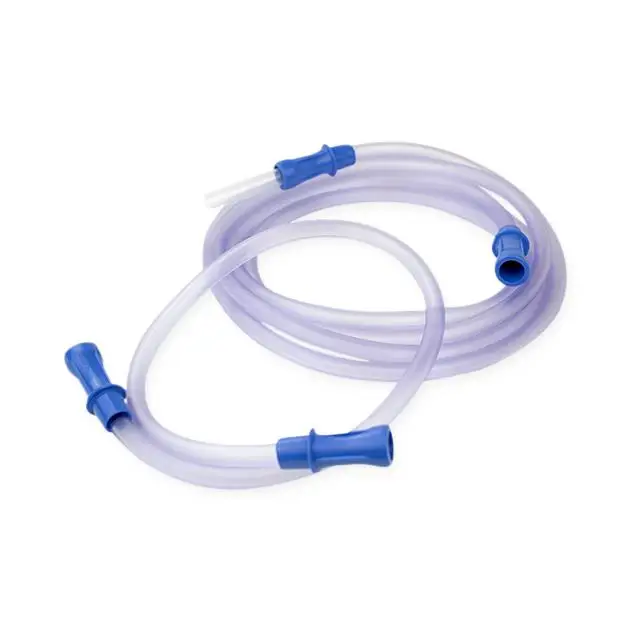Dynarex Suction Tubing with Straw Connector, 1/4" x 6', 50/Case, 4686