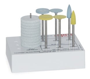 Kerr CeraGlaze Porcelain Polishing Logic Set, LS-904, HP Shank