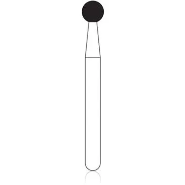 Kerr NTI Diamond Rotary Instrument, Round FG, Medium Grit, 801-023, 5/Pkg