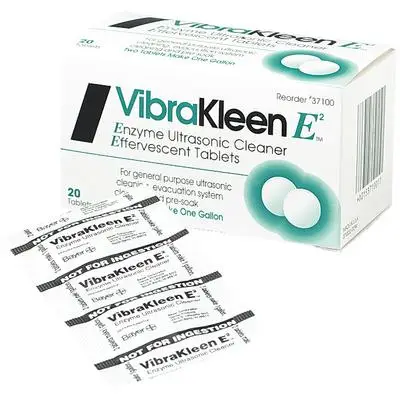 Kulzer VibraKleen E2 Enzyme Ultrasonic Cleaner, 20/Box, 37100