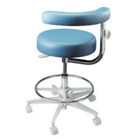 Brewer ST2000 Pneumatic Assistant Stool, Left Body Support, Round 15" Seat, Height Range 20-26", 2042L