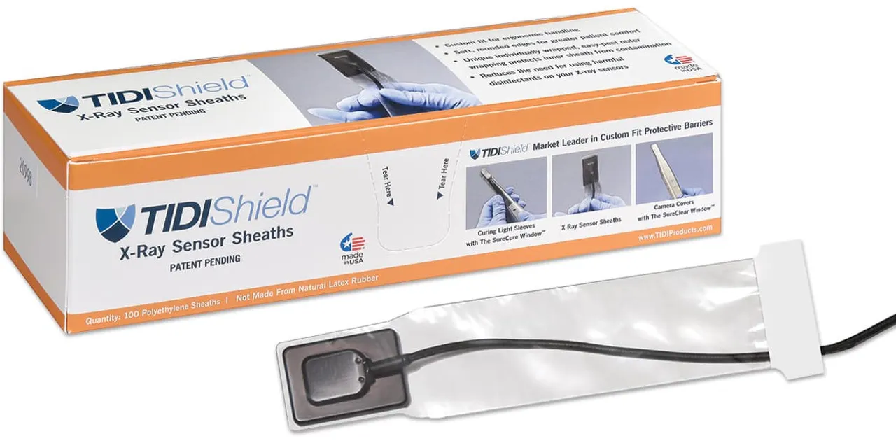 TidiShield X-Ray Sensor Sheath for Progeny Size 2, 100/Box, 21040