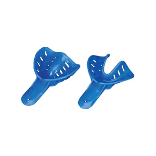 Plasdent Excellent-Color Disposable Impression Trays, Blue, Child Large Lower, #3, 50/Bag, ITO-3L-50