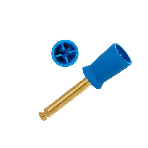 AllPro Non-Latex Prophy Cup, Latch Mandrel, Soft, Royal Blue, Ribbed and Webbed, 144/Pkg, 402-B
