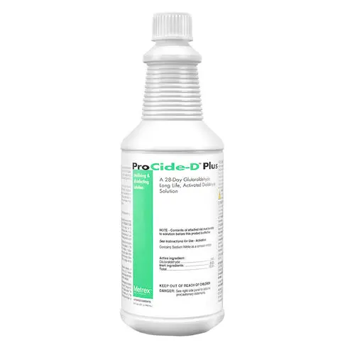 Metrex ProCide-D Plus 3.4% Glutaraldehyde Sterilant, Quart (32 oz) with Activator, 10-3265