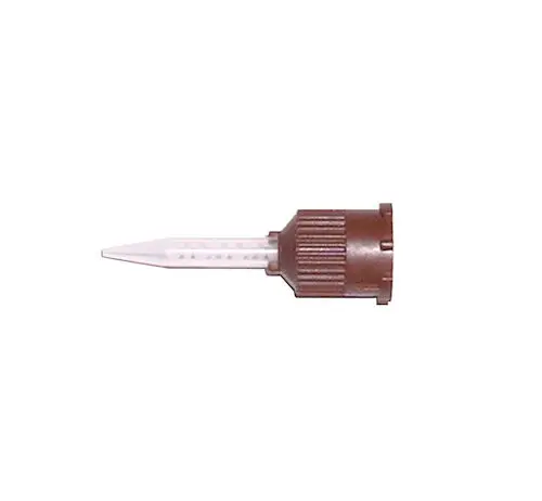 Defend T-Mix Mixing Tips for Temporary Cement, 1:1 Ratio, Brown, 25/Pkg, VP-8140