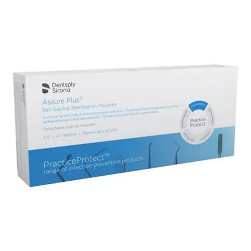 Dentsply Sirona Sterilization Pouch, 5.5" x 14", 200/Box, 83045