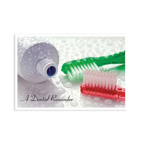 Sherman Specialty A Dental Reminder Postcard, 250/Pkg