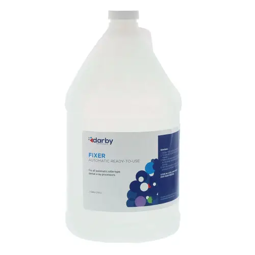 Darby Dental Premixed X-Ray Fixer Solution, 1 Gallon, 208-24