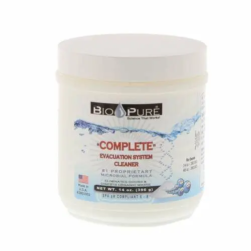 Bio-Pure Evacuation System Maintenance Cleaner, 14 oz, Powder, 1/Pk, 2801002