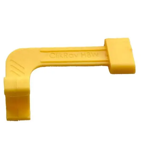 Cliktech X-Series Sensor Holder, Size 1, Horizontal Bitewing, Yellow, 3/Pkg, 001-541