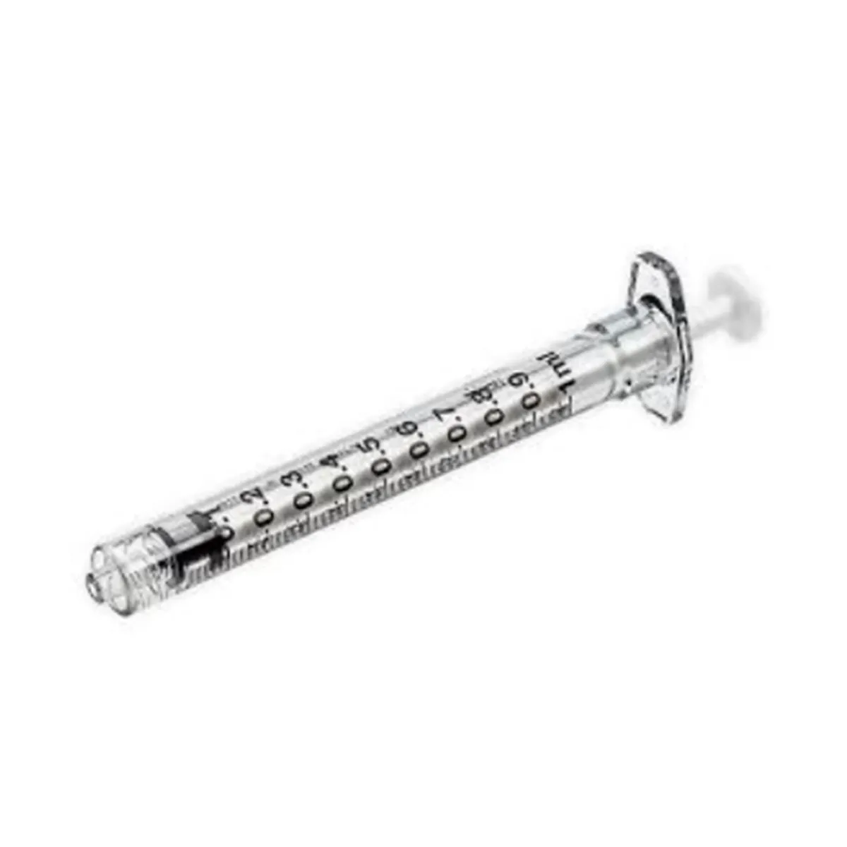 BD Luer-Lok Syringes, Disposable, 1 ml, 100/Box, 309628