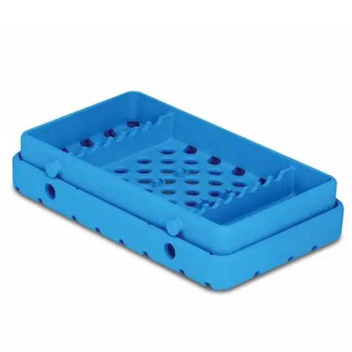 Practicon Cool Cassette 2 Size 7 Instrument Tray, True Blue, 7141914 BLU