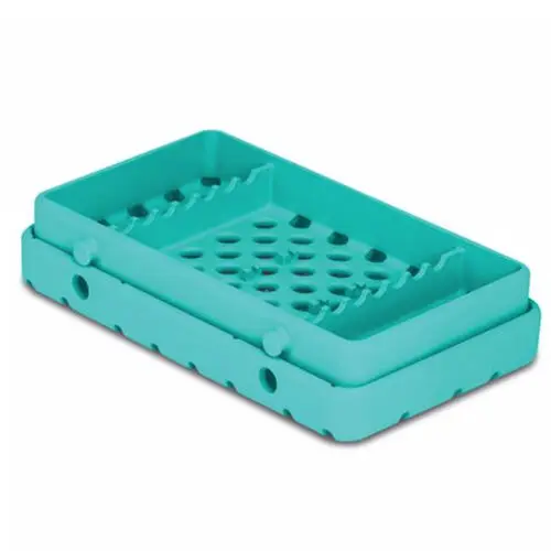 Practicon Cool Cassette 2 Size 7 Instrument Tray, Clean Green, 7141914 GRE