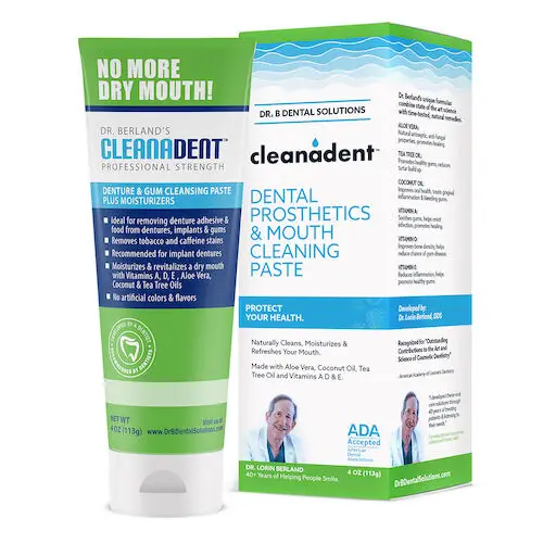 Cleanadent Denture & Gum Cleansing Paste, 4 oz., CP-004