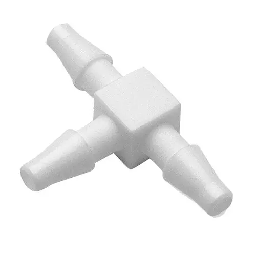 Plastic Tees, 1/8" OD, White, 10/Pkg, P-1057-10