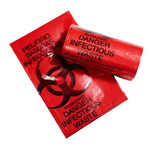 Infectious Control Bags, 30 Gallon, 25/Roll, IWB30