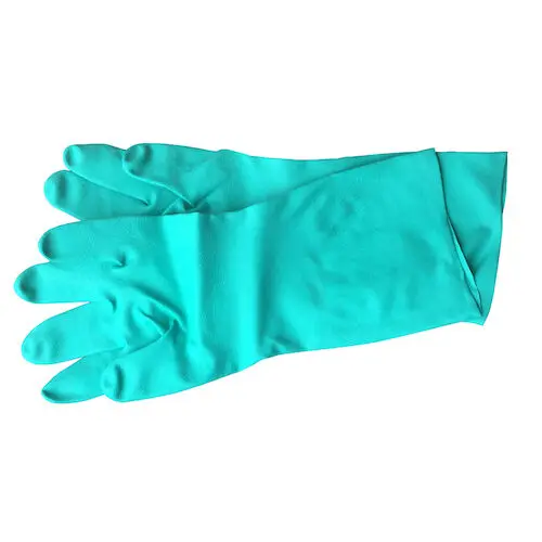 Compliance Training Partners Nitrile Utility Gloves, Small, Green, Chemical Resistant, 12 Pairs/Pkg, NUG12S