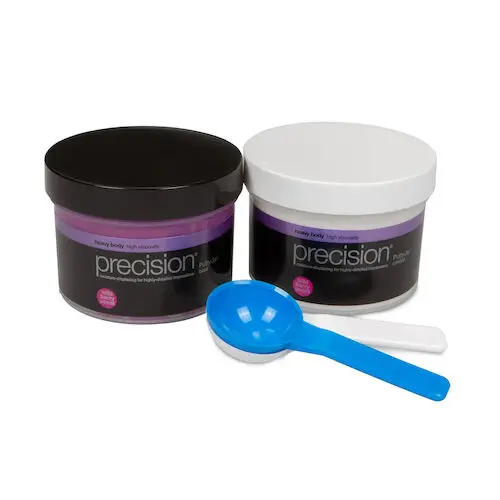 DenMat Precision VPS Putty, Wild Berry Flavor, 2 Jars (Base & Catalyst), 250 mL Each, SPD1517