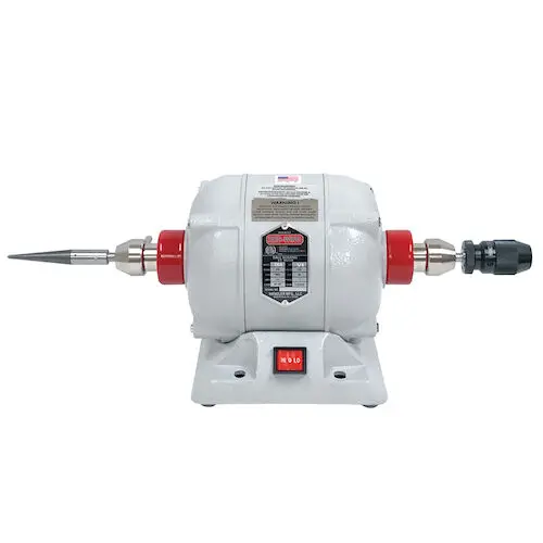 Handler Red Wing Lathe Polishing Motor Kit, 1/4 HP, 115V, with 7L Tapered Spindle and 18" Precision Atlas Chuck, Model 26A-KIT