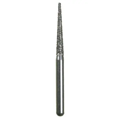 Spring Health Products Fine Needle Diamond Bur, FG 858-014, Single-Use, 25/Pack, #1314.8F