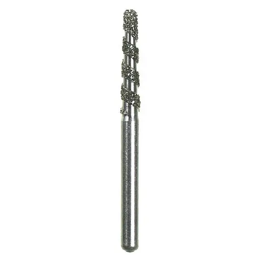 Spring Health Products Turbo Super Coarse Modified Shoulder Spring Diamond FG, 1.8mm Diameter, Multi-Use, 10/Pkg, 850KRT018T