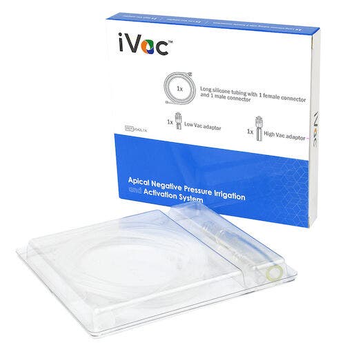 iVac Apical Negative Pressure Irrigation and Activation System, Long Silicone Tubing and Connectors, 1/Pkg, 9542LTA