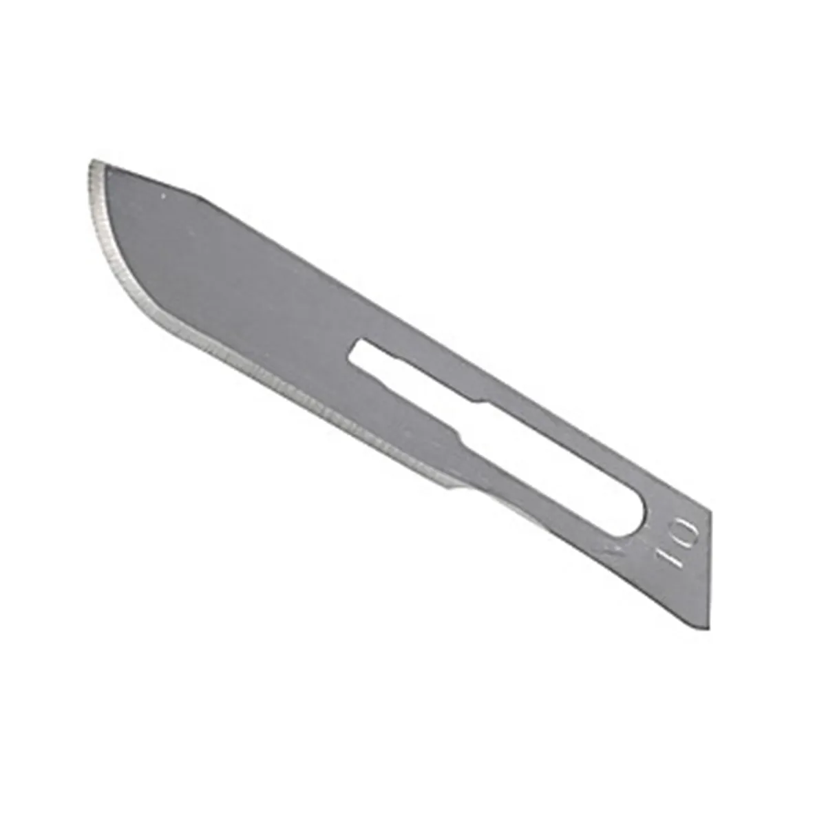 Myco Medical Glassvan Carbon Steel Surgical Scalpel Blade #10, Sterile, 100/Box, 2001T-10