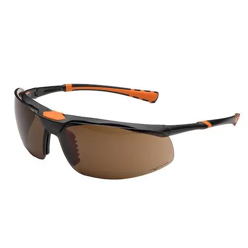 Univet Solar Protective Eyewear, Brown/Orange Lens, Floating Lens Technology, UV525, MDU5037S
