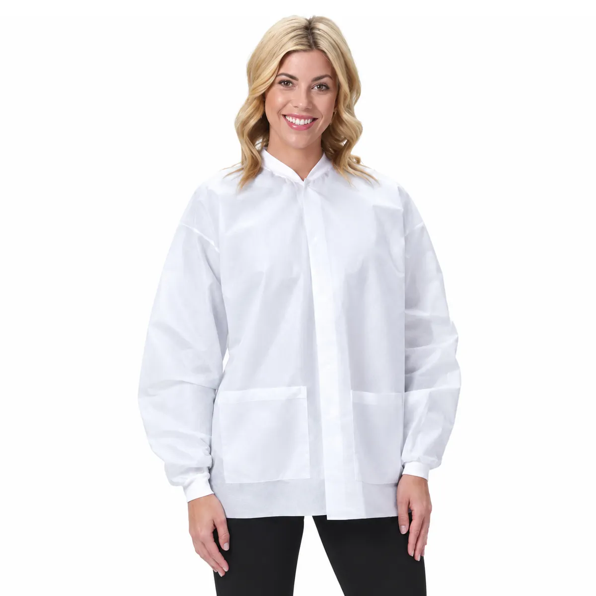 Darby Dental Disposable Protective Apparel, Medium, White, 10/Bag, 5255851