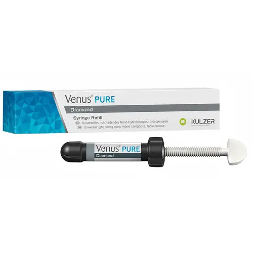 Venus Diamond Pure Composite Syringe Refill, Shade Light, 4g, 66086872