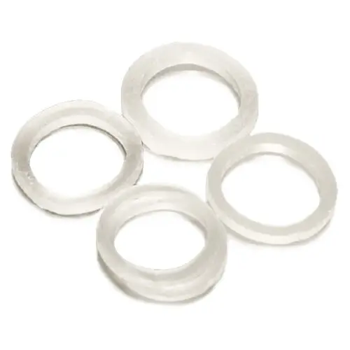 OrthoArch D2 Clear Non-Latex Elastics, Extra Heavy 8.5oz, Level 2, 1/4", Size 25, Clear, 350-314