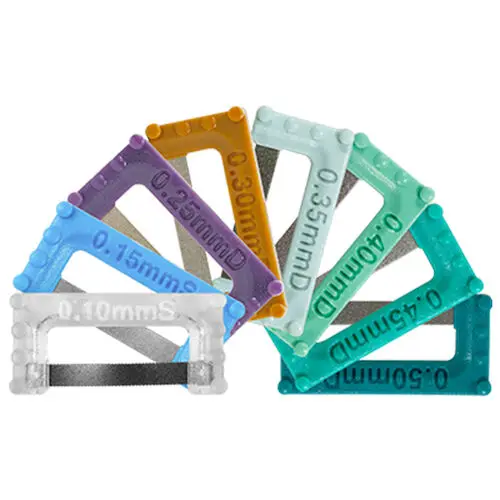 ContacEZ IPR Plus Assorted Kit (0.10mm - 0.50mm), 8 Strips, Ref 32081