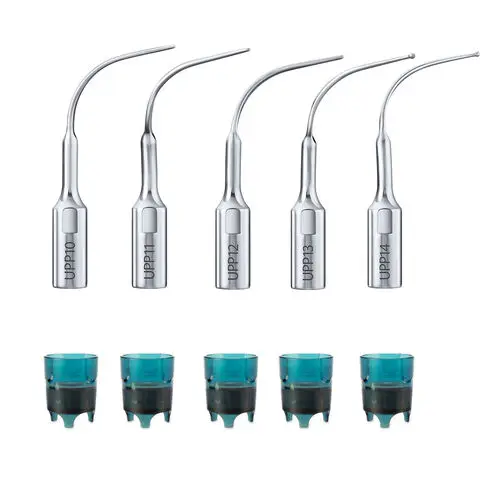 Hu-Friedy PWR Piezo Tip Set - Perio Maintenance (P10, P11, P12, P13, P14, 5 Wrenches), UPSETPM