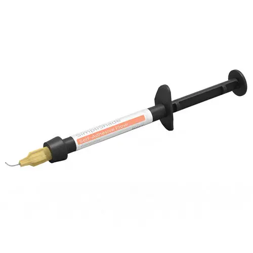 Kerr SimpliShade Flowable Composite, Medium Shade, 2g Syringe Refill, 2/Pk
