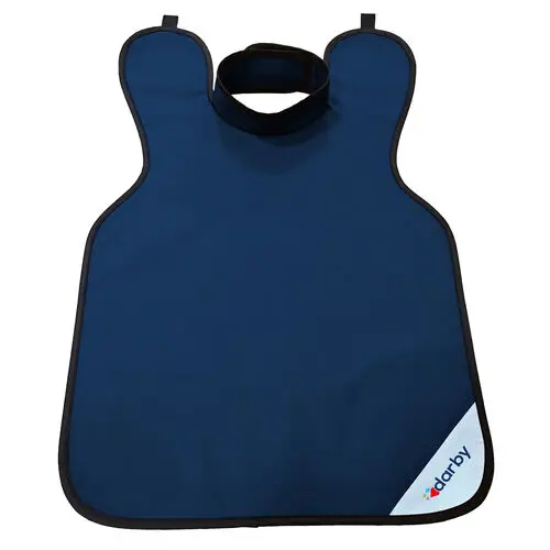 Darby X-Ray Apron with Collar (Adult), Lead-Free 0.25 LE, Navy Blue, 5257910