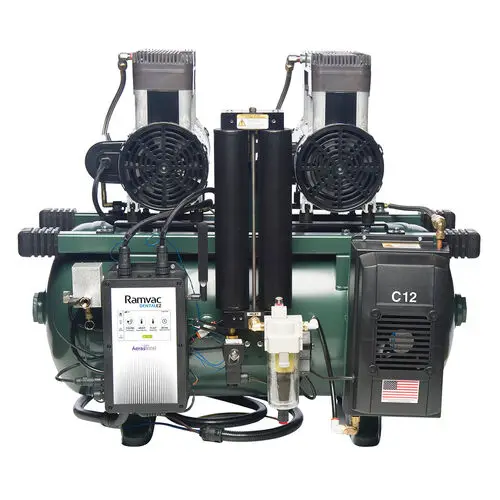 Ramvac 12 Compressor with Sound Shield and Aeras Intel, CS12-2SS