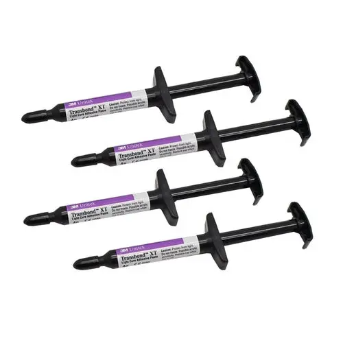 3M Transbond XT Light Cure Orthodontic Adhesive, Syringe, 4g, 4/Pkg, SOC712-036